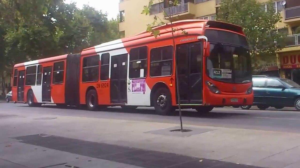 Bus in Santiago