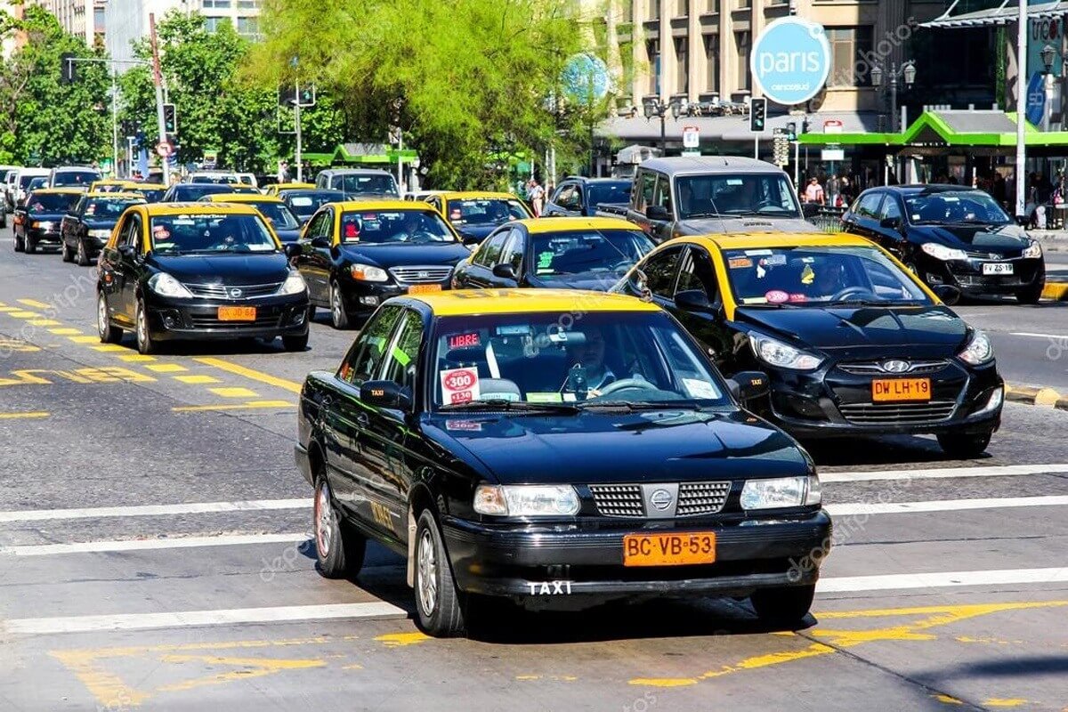 Taxi in Santiago, Chile