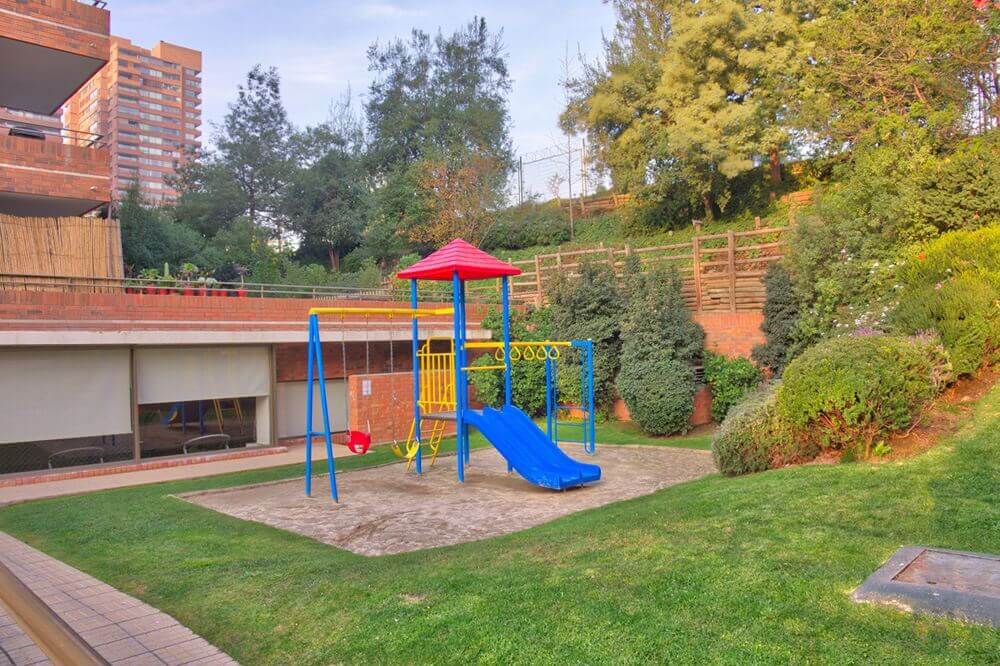 Private children playground of a building near Escuela Militar, Las Condes