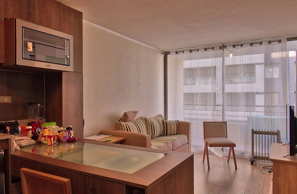 Appartement moderne joliment meublé à Santiago Centro