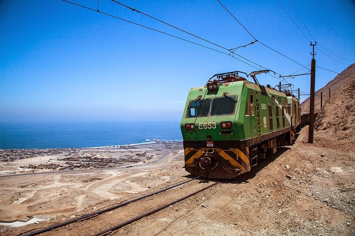 Old train in Chile